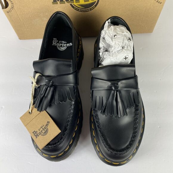 Doc Martens Holly Platform Oxford Shoes Womens Sz 8 Black Chunky 90s Y2K - Picture 3 of 6